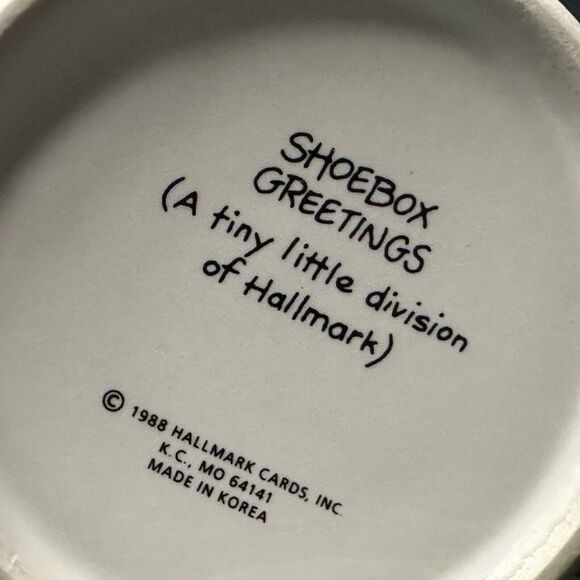 Hallmark Shoebox Greetings Coffee Mug, Some Days This Job Really Gets to Me VTG - Picture 3 of 10